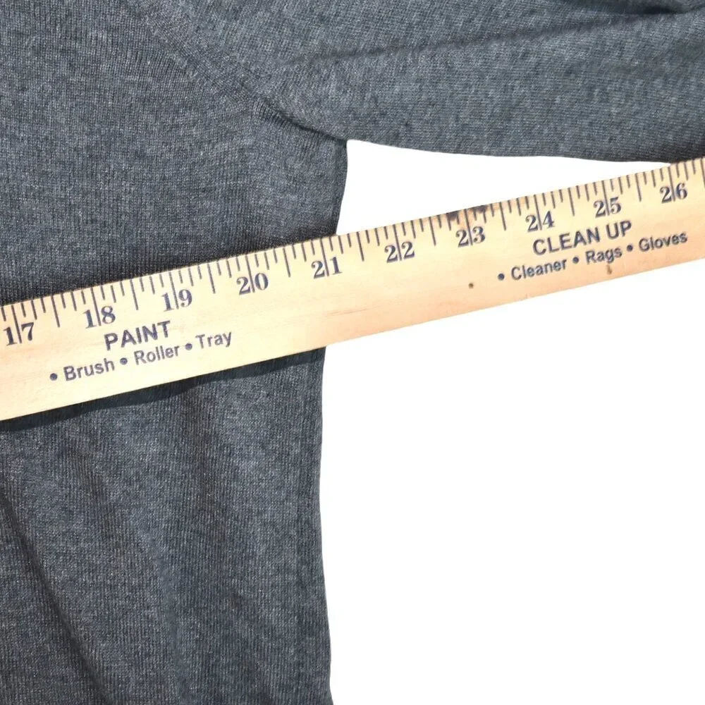 Banana Republic Men’s Grey Silk Cashmere Blend Sweater Size L V-Neck Pullover